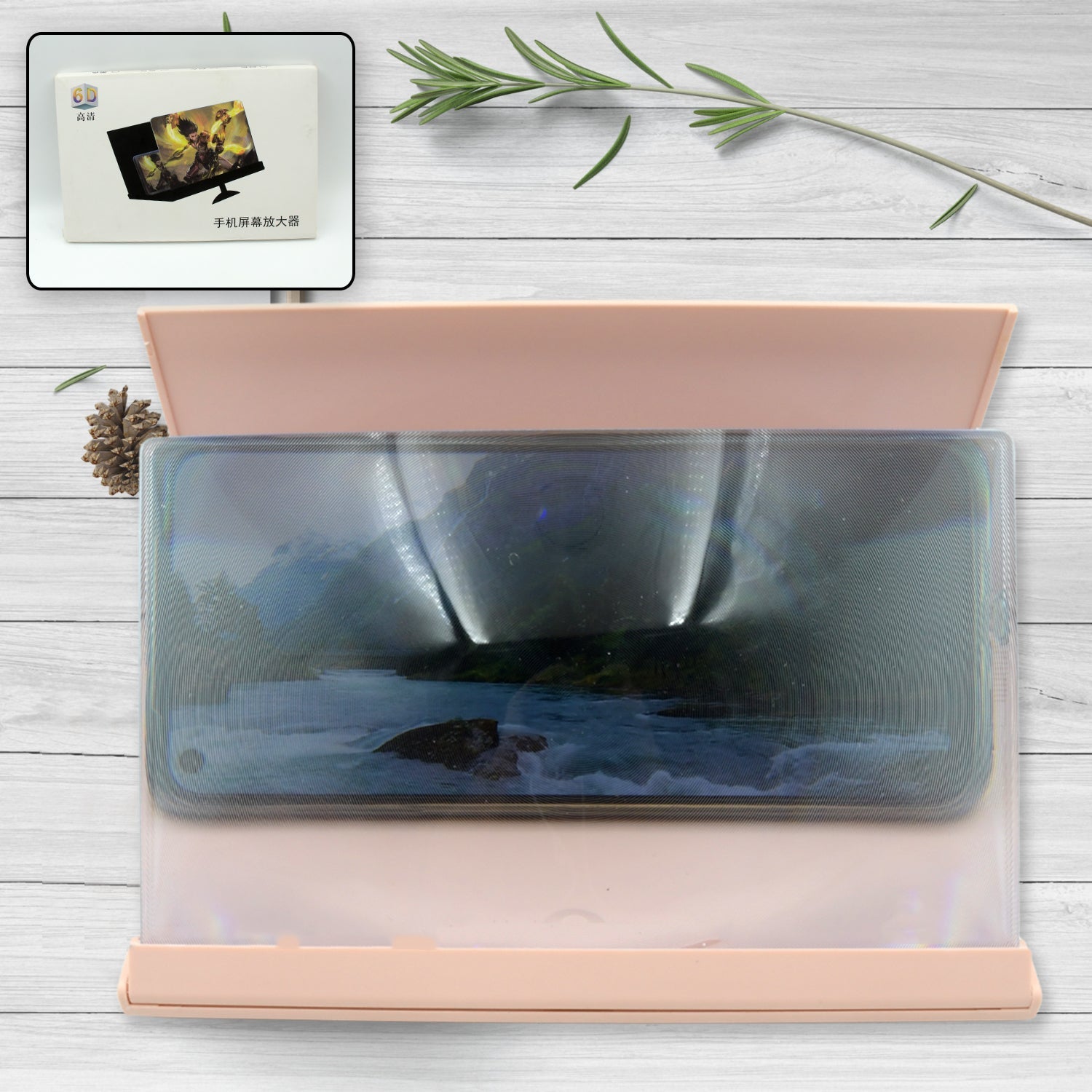 12611 3D Phone Screen Magnifier Video Screen Amplifier Expander Holder Bracket for Mobile Phone Screen Zoom Display (1 Pc) 12611 3D Phone Screen Magnifier Video Screen Amplifier Expander Holder Bracket for Mobile Phone Screen Zoom Display (1 Pc)